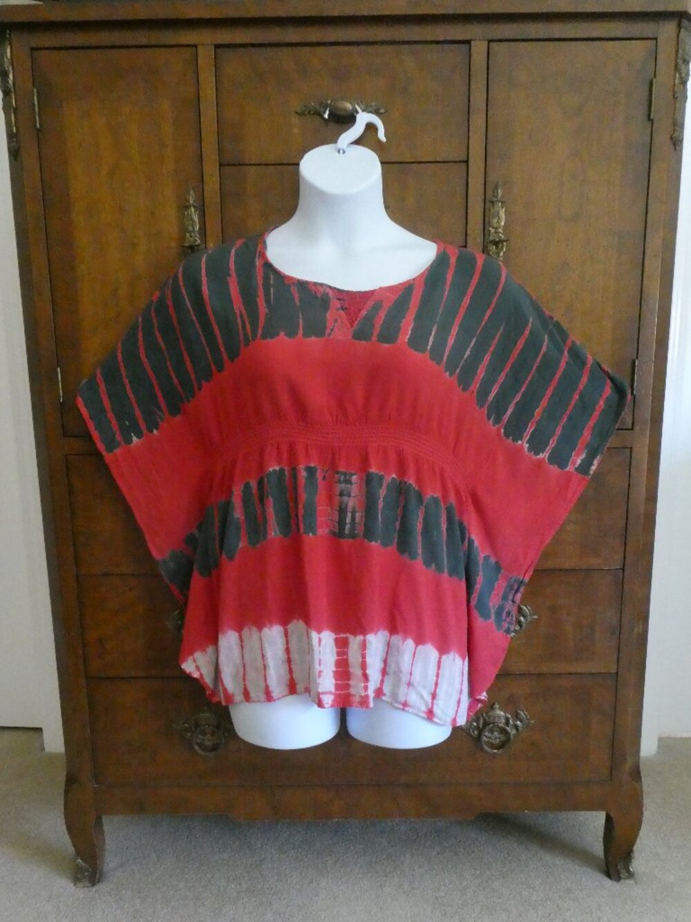Just Cruising Bohemian Poncho Top Free Size